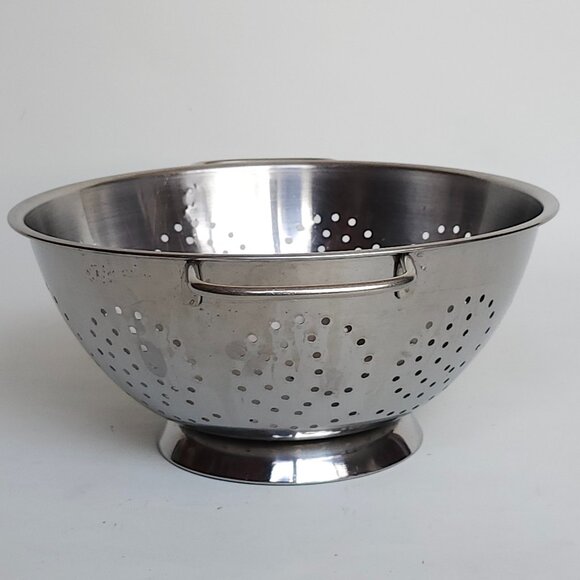 FABERWARE Colander, Stainless Steel, Perforated Drainer Strainer Metal - Picture 3 of 6